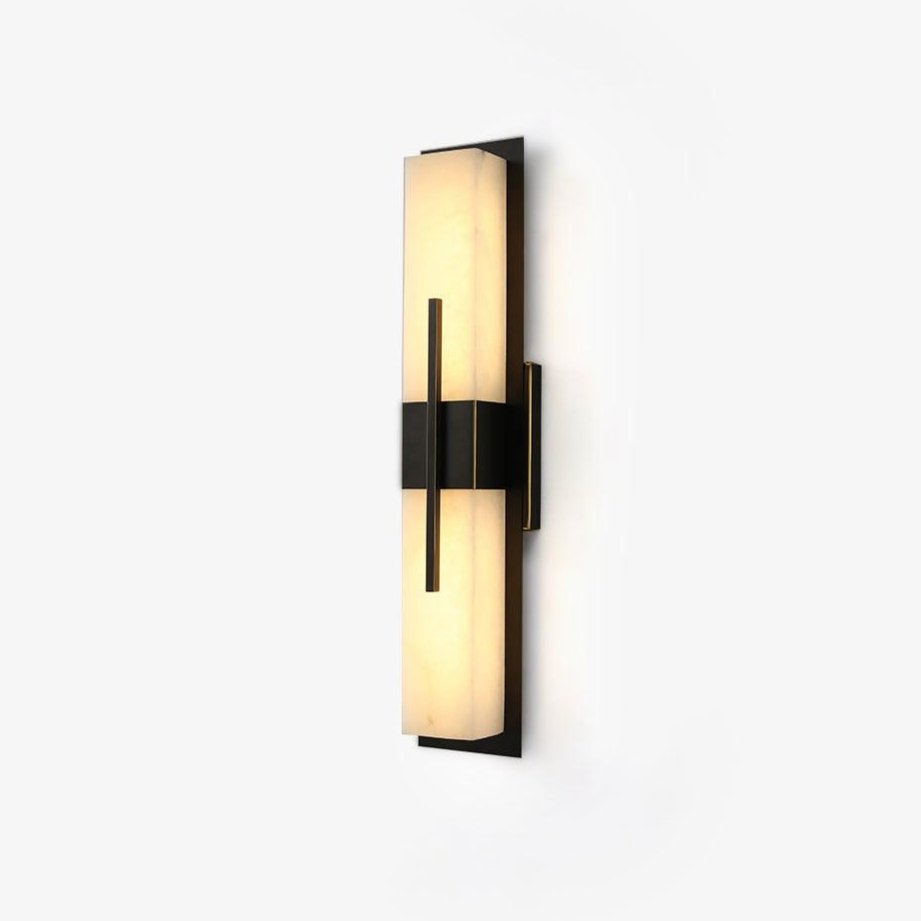 Applique murale extérieure en albâtre Possini – IP65, barre LED puissante