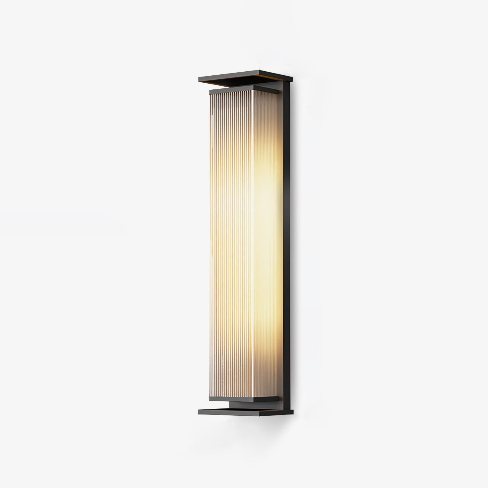 Applique murale extérieure rectangulaire en inox – LED, résistante à la rouille