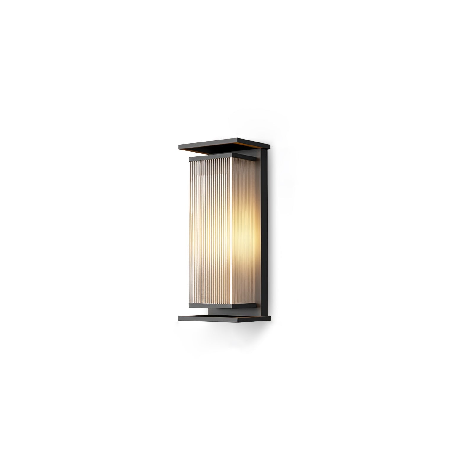 Applique murale extérieure rectangulaire en inox – LED, résistante à la rouille