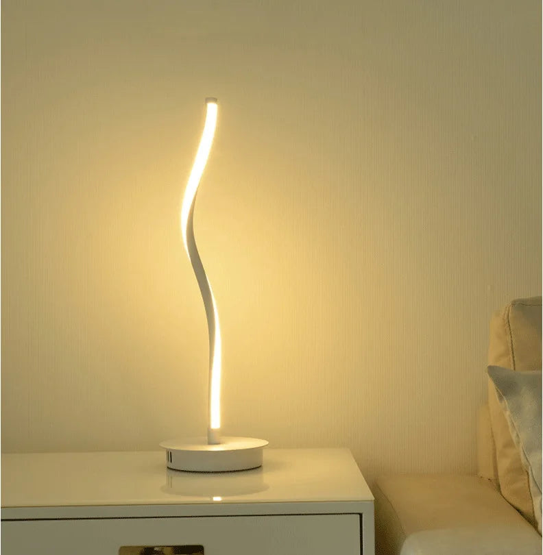 Lampadaire LED nordique en gel de silice et bois – design sobre et naturel