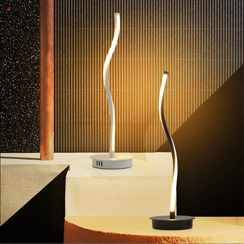 Lampadaire LED nordique en gel de silice et bois – design sobre et naturel