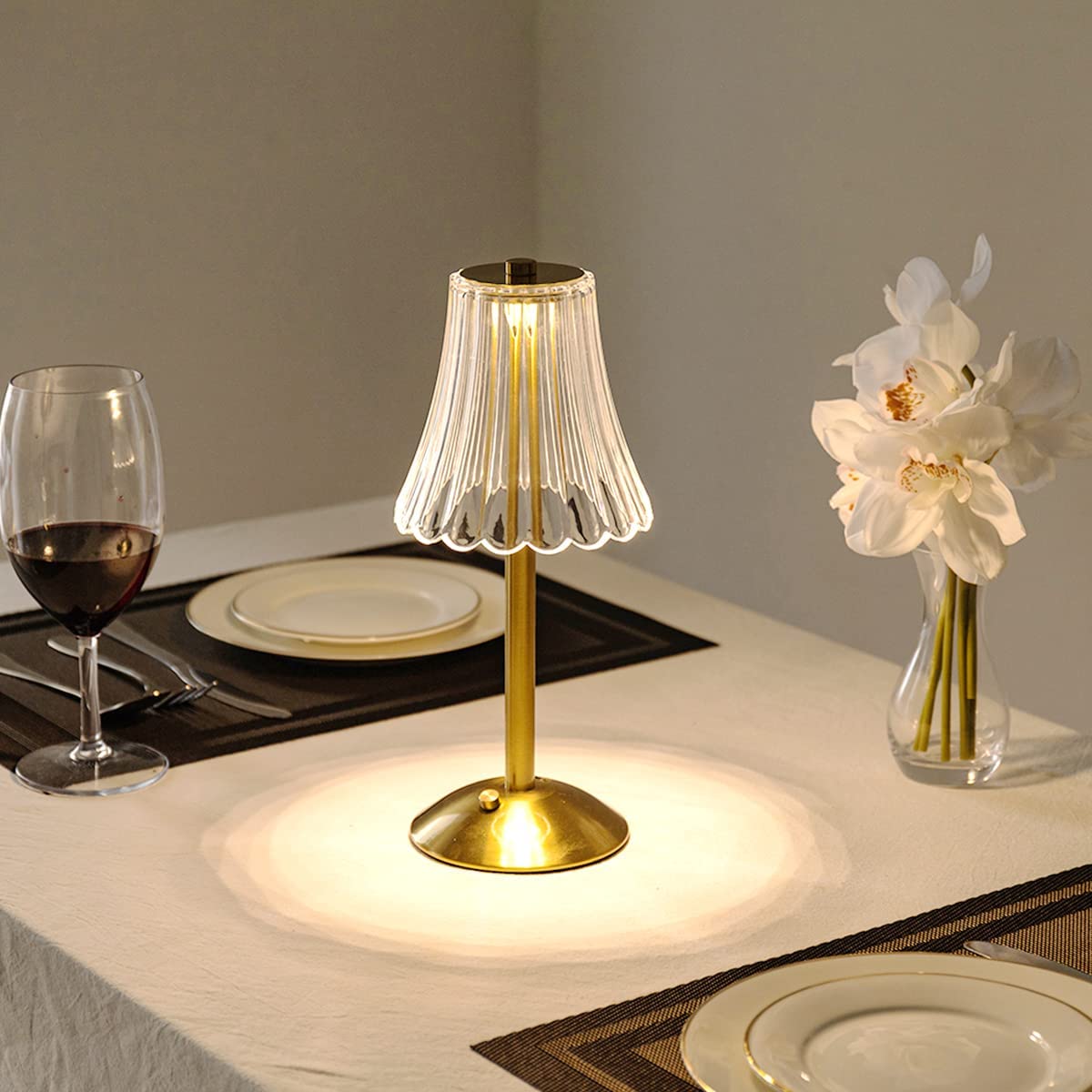 Lampe de table CrystalGlow