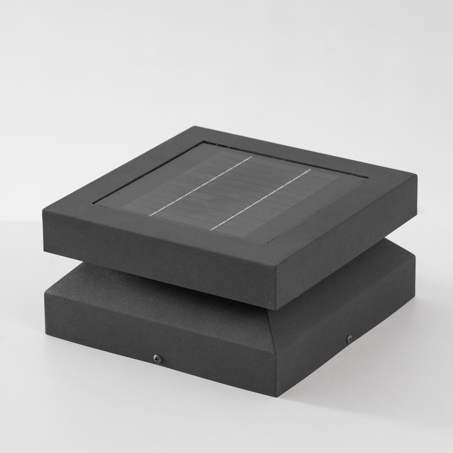 Borne extérieure LED carrée IP65 – résistante aux intempéries, jardin et allée