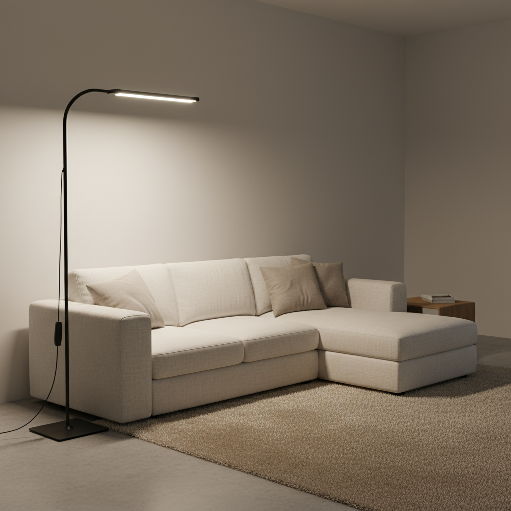 Lampadaire LED flexible orientable Neria