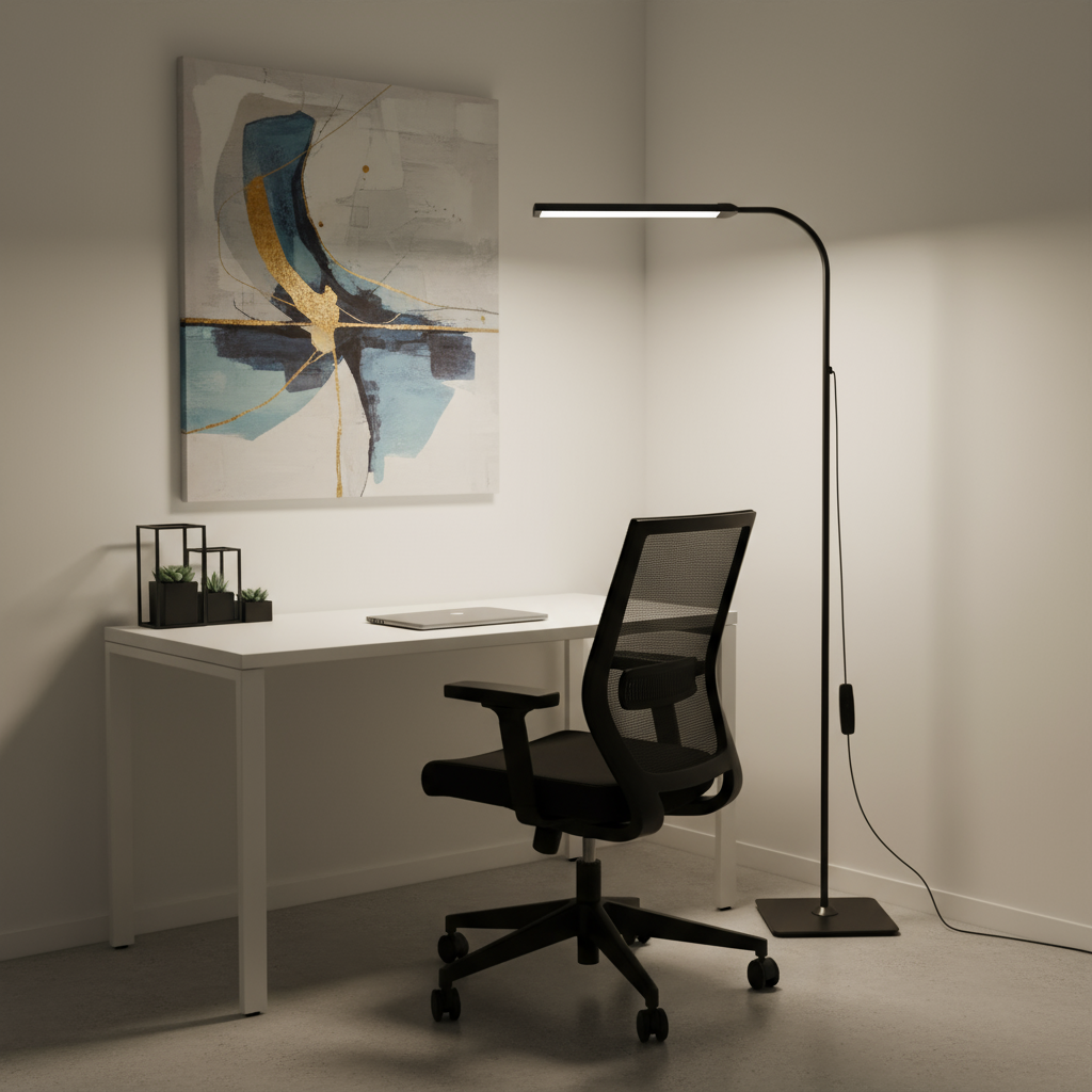 Lampadaire LED flexible orientable Neria