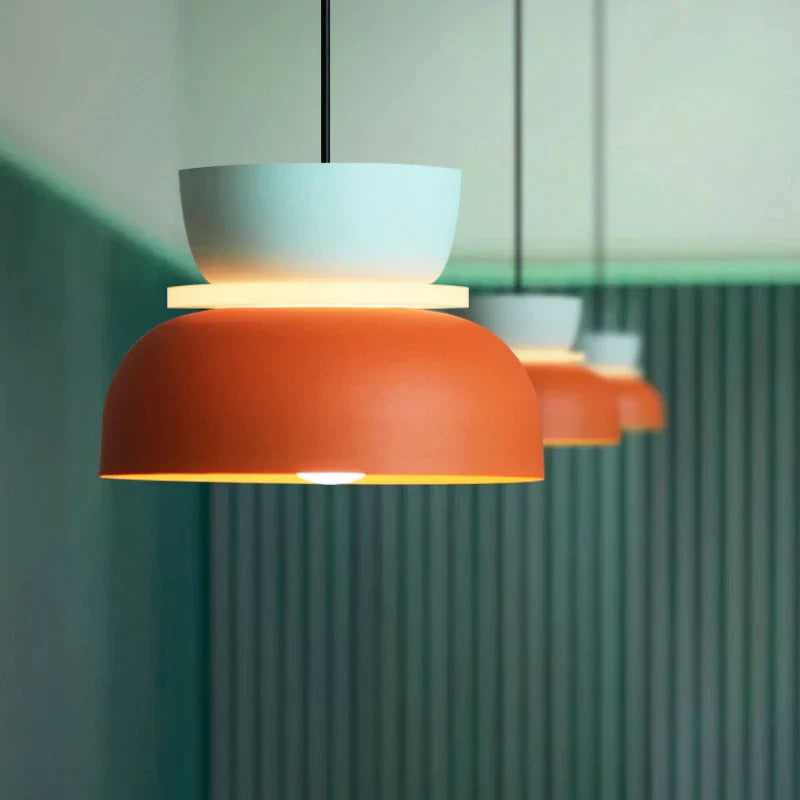 Suspension Minimaliste Bois & Couleurs Douces