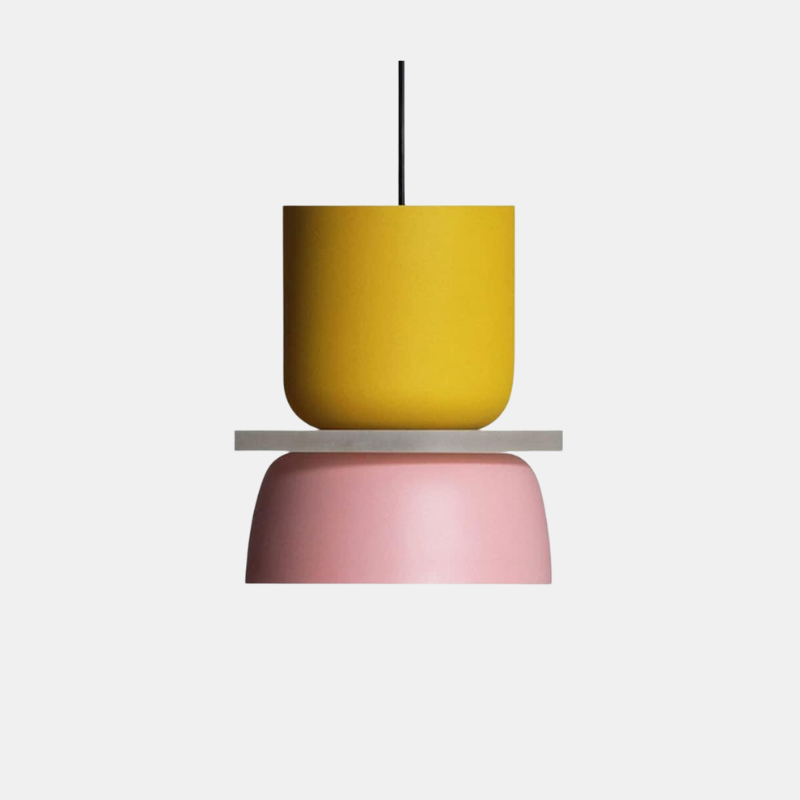 Suspension Minimaliste Bois & Couleurs Douces