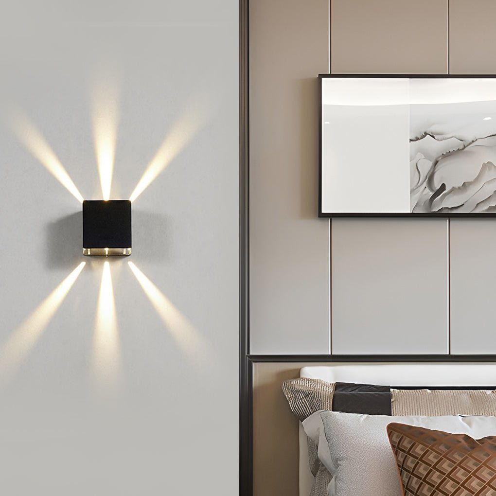 Applique Murale Extérieure Cristal Bullé LED