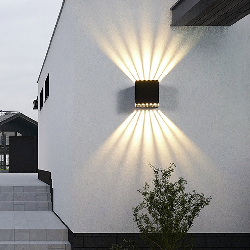 Applique Murale Extérieure Cristal Bullé LED