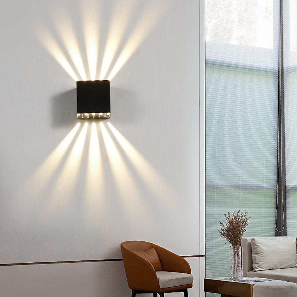 Applique Murale Extérieure Cristal Bullé LED