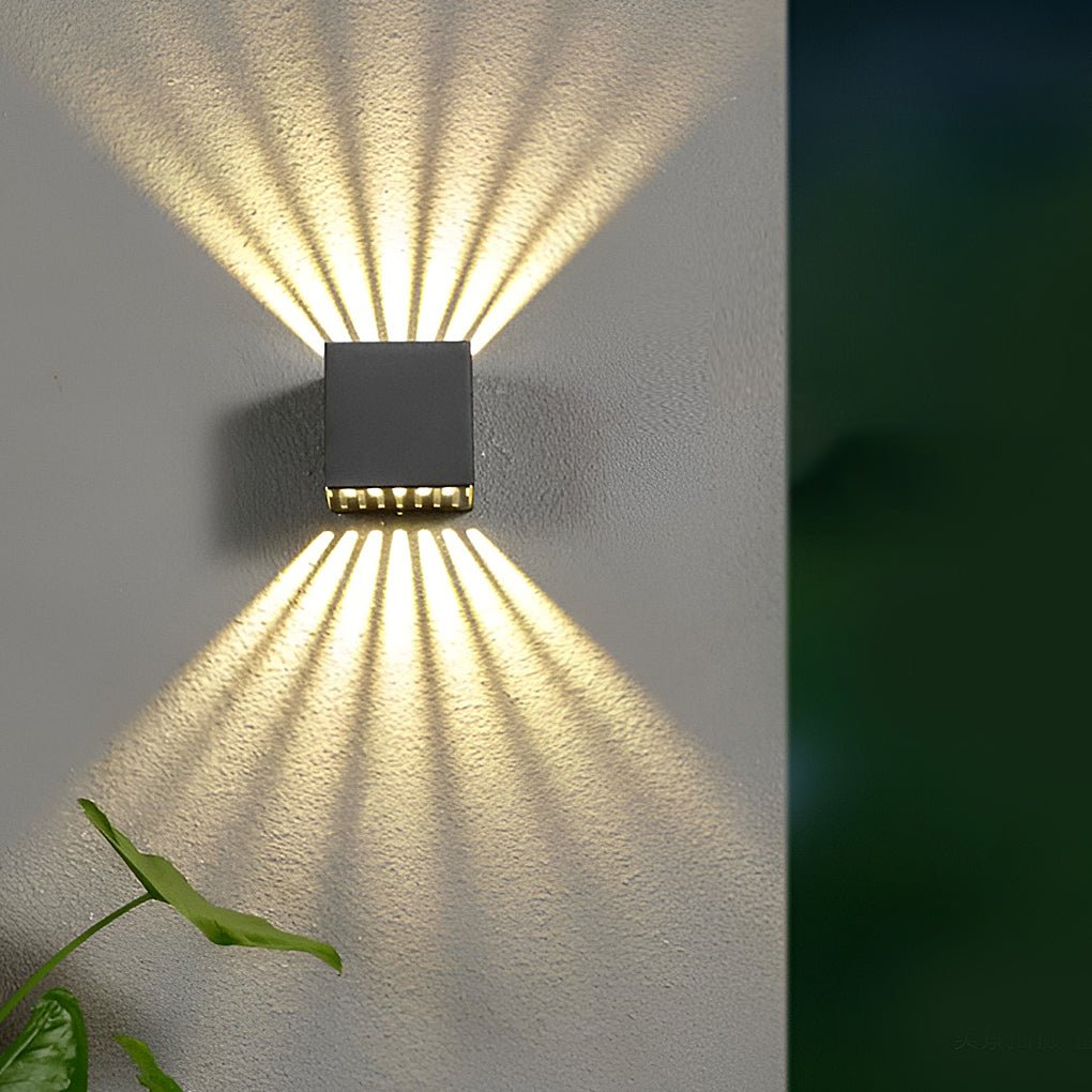 Applique Murale Extérieure Cristal Bullé LED