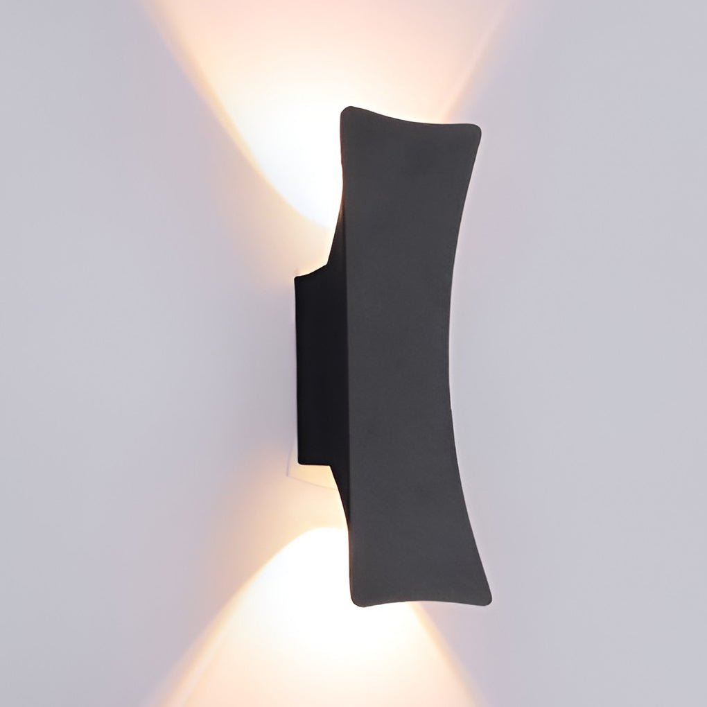 Applique Murale Extérieure LED Aluminium – Éclairage Haut & Bas