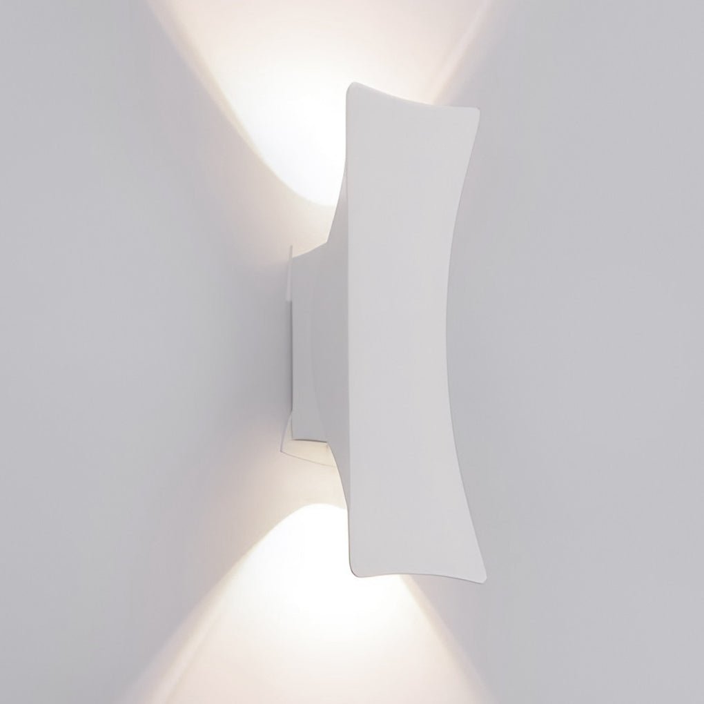 Applique Murale Extérieure LED Aluminium – Éclairage Haut & Bas
