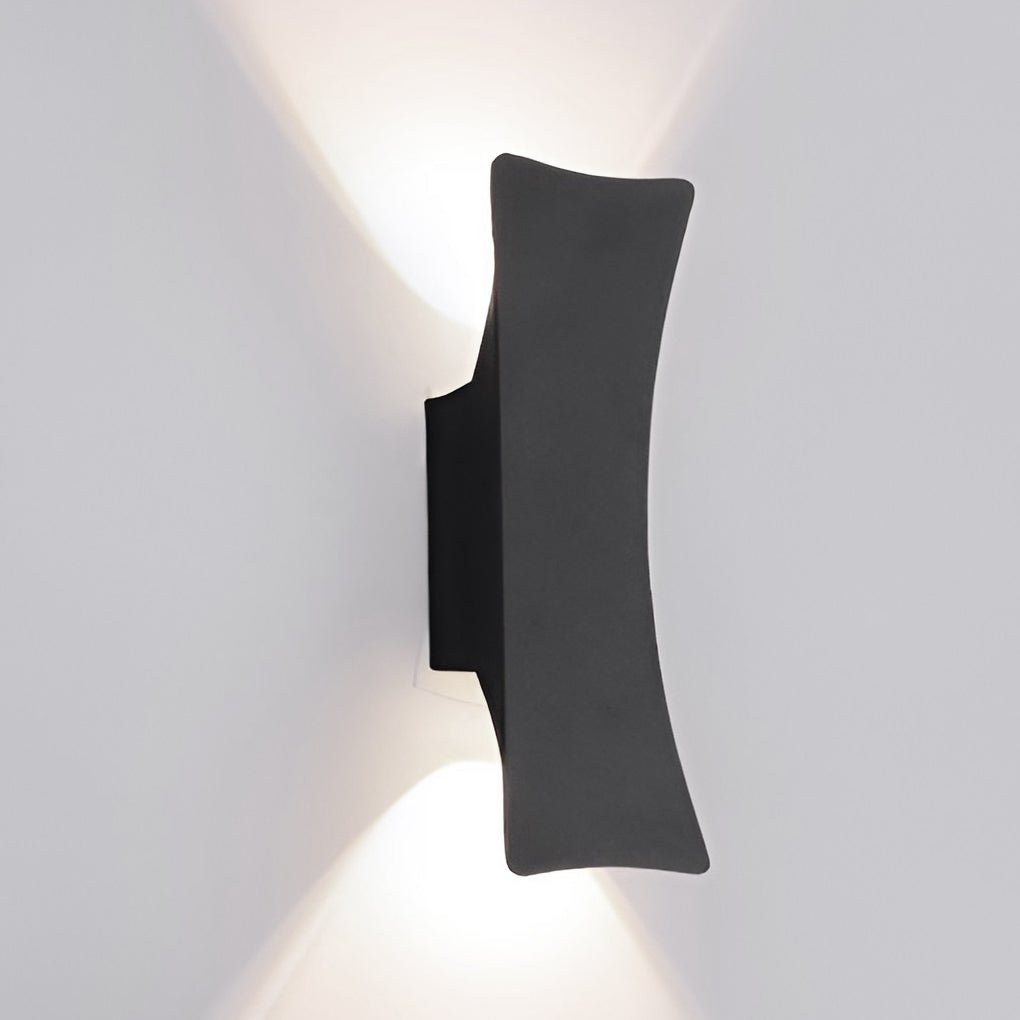 Applique Murale Extérieure LED Aluminium – Éclairage Haut & Bas