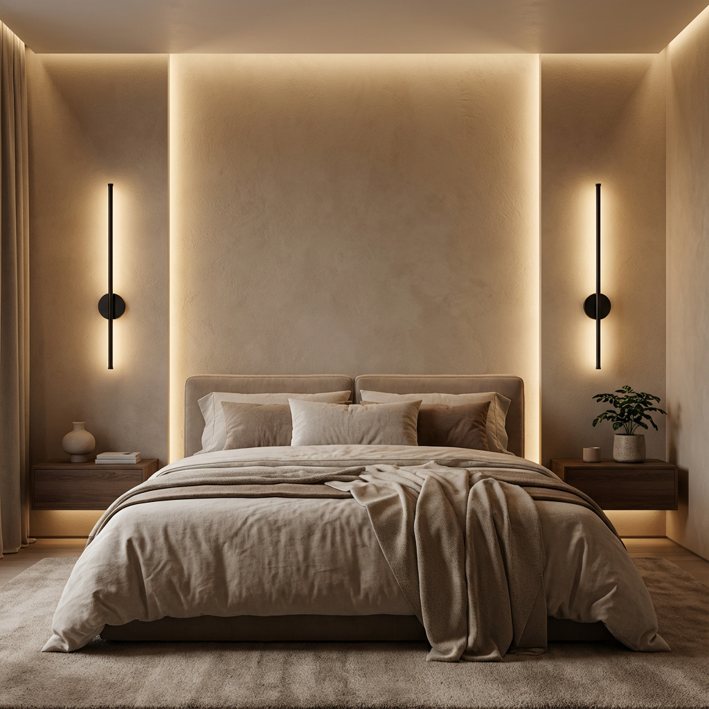 Duo d’appliques murales minimalistes Luxeline