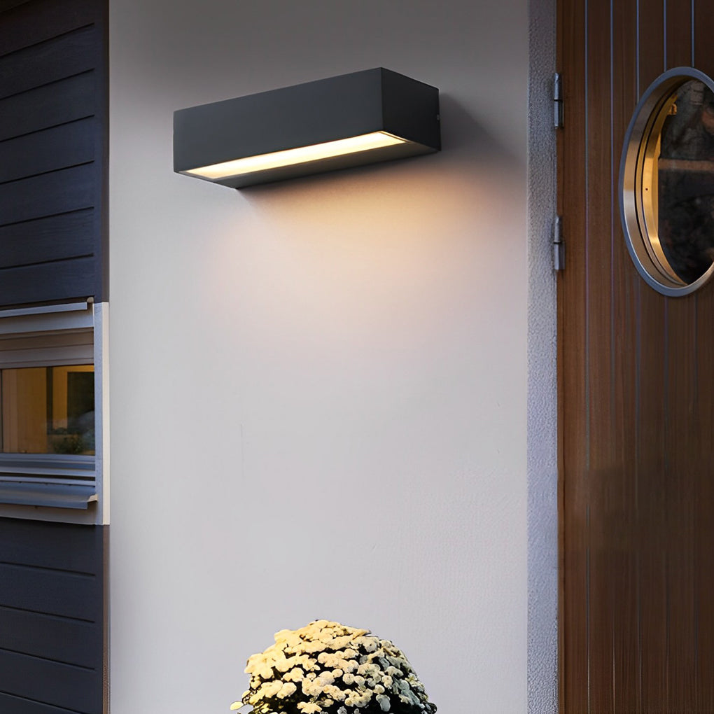 Applique Murale Extérieure LED Linéaire Minimaliste