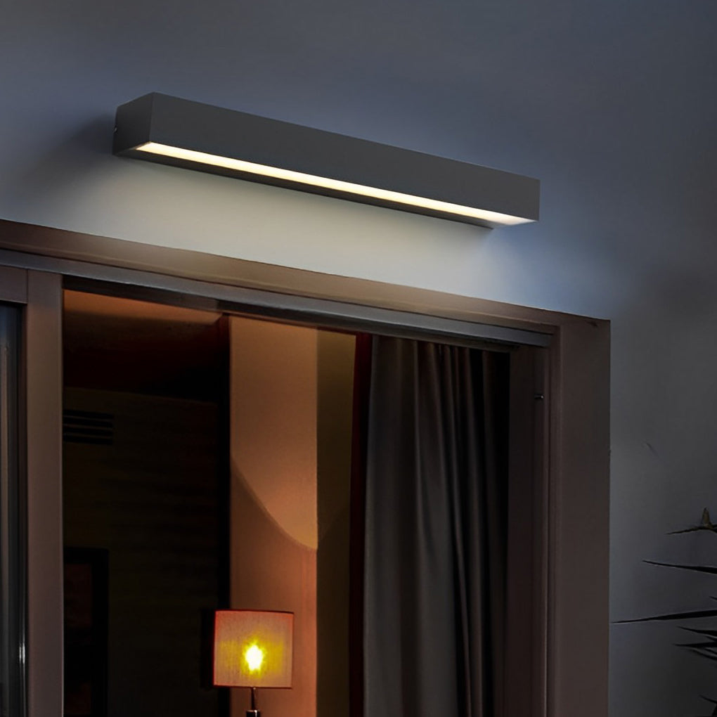 Applique Murale Extérieure LED Linéaire Minimaliste