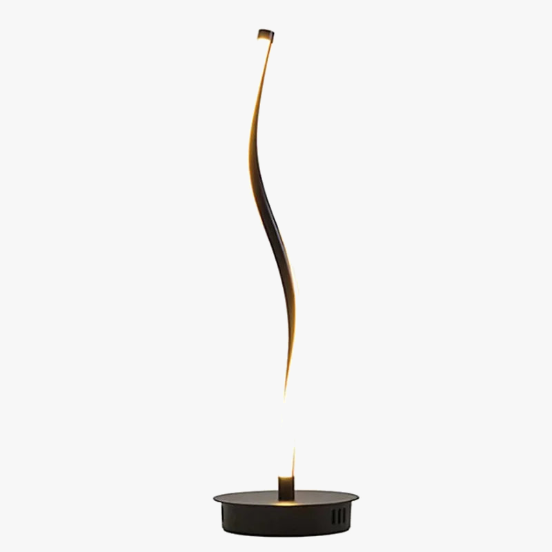 Lampadaire LED nordique en gel de silice et bois – design sobre et naturel