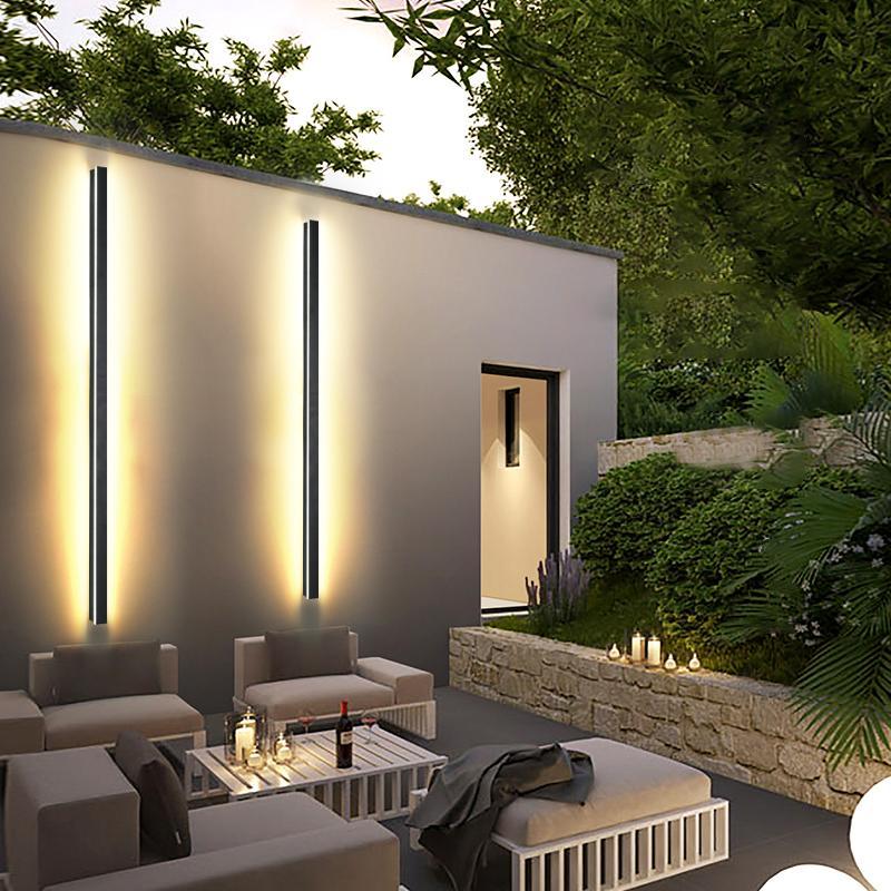 Applique Murale Extérieure LED Longue RGB