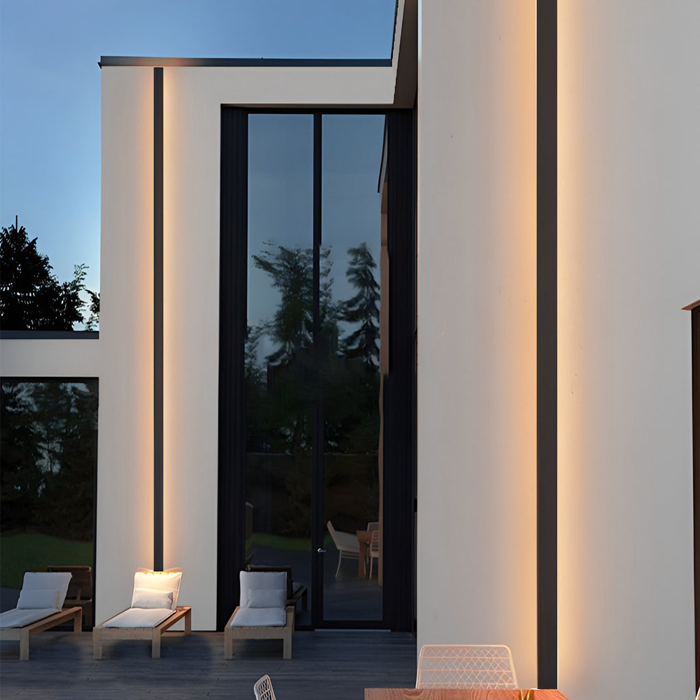 Applique Murale Extérieure Linéaire LED Ultra Fine