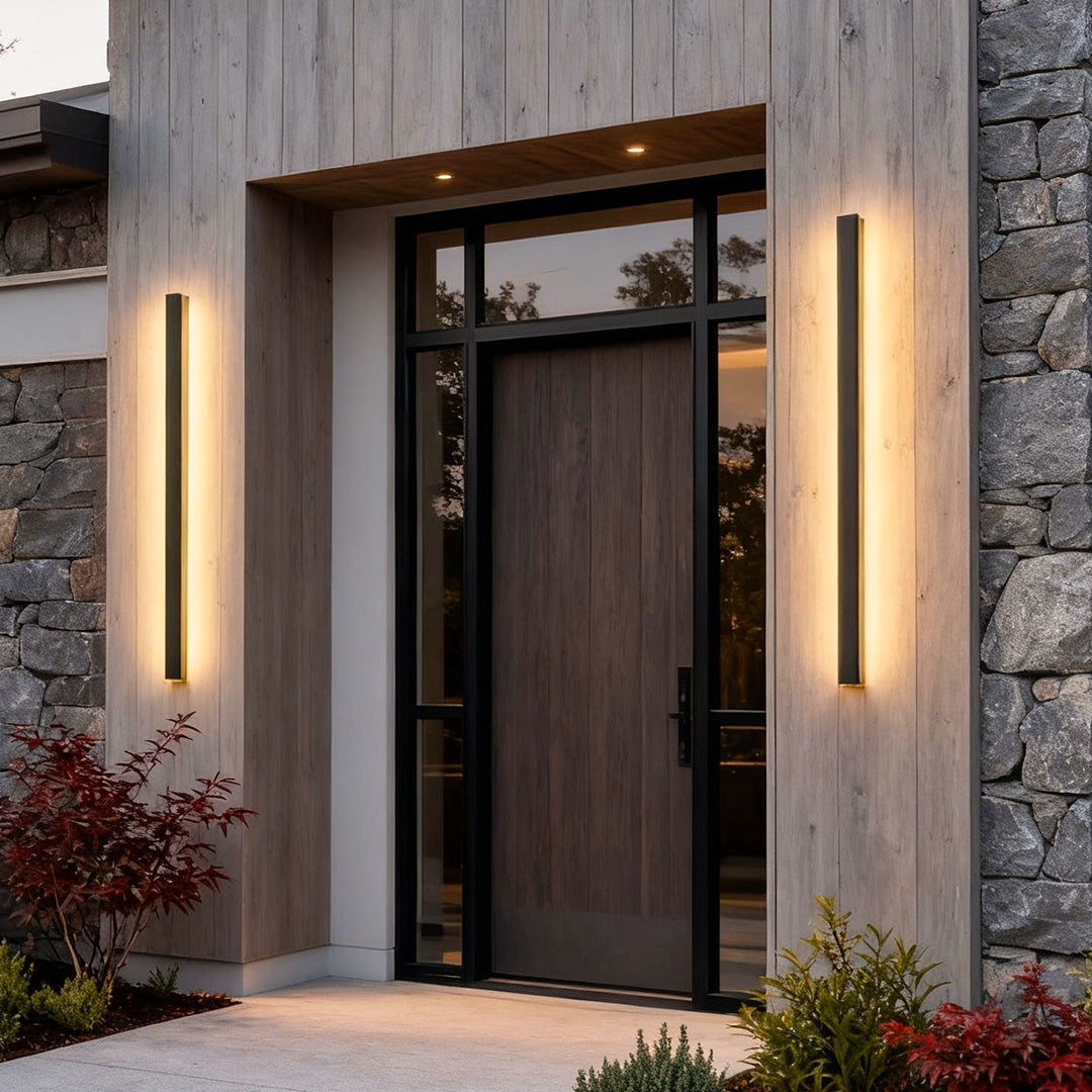 Applique Murale Extérieure Linéaire LED Ultra Fine