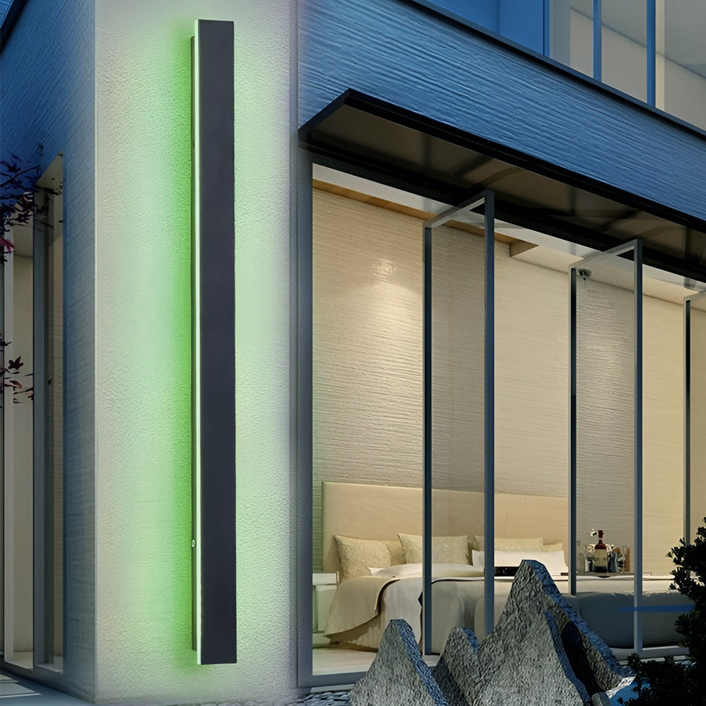 Applique Murale Extérieure Linéaire LED Ultra Fine