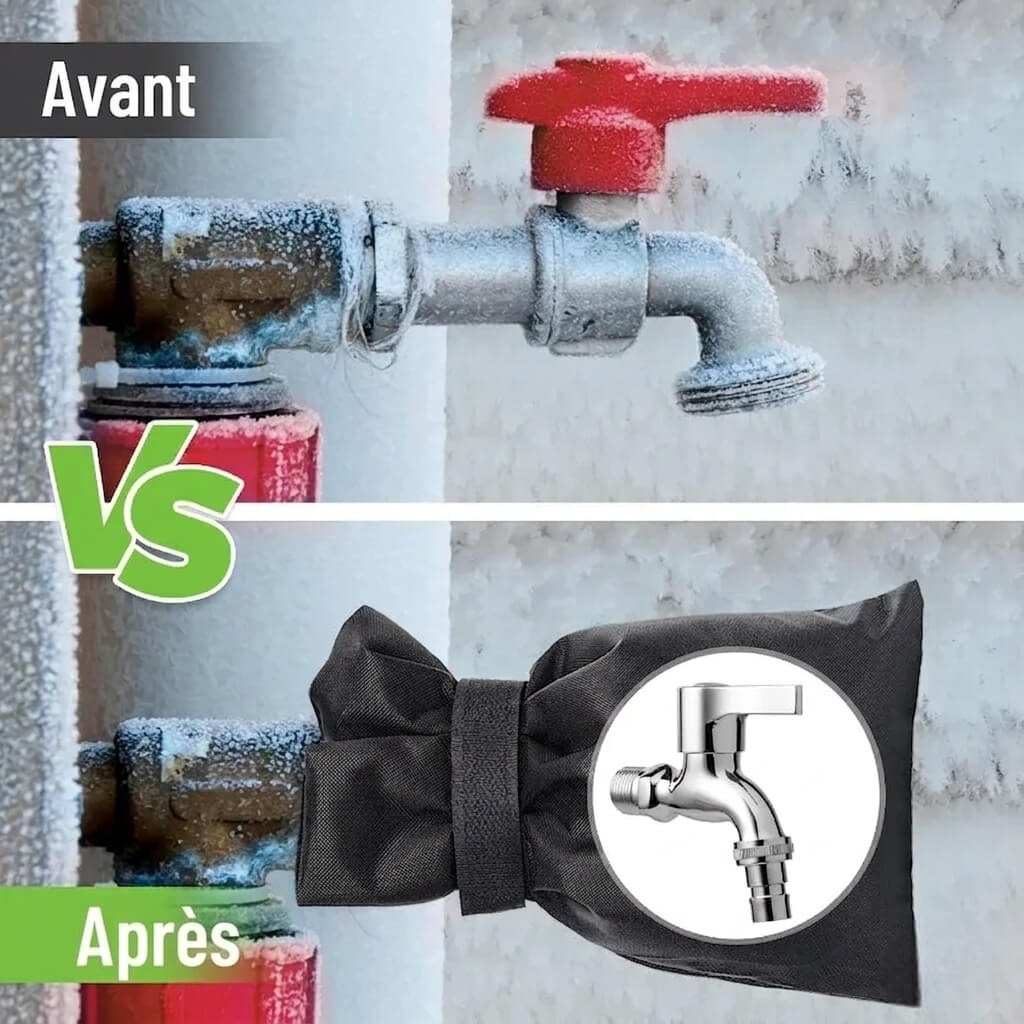 Protection thermique pour robinet extérieur