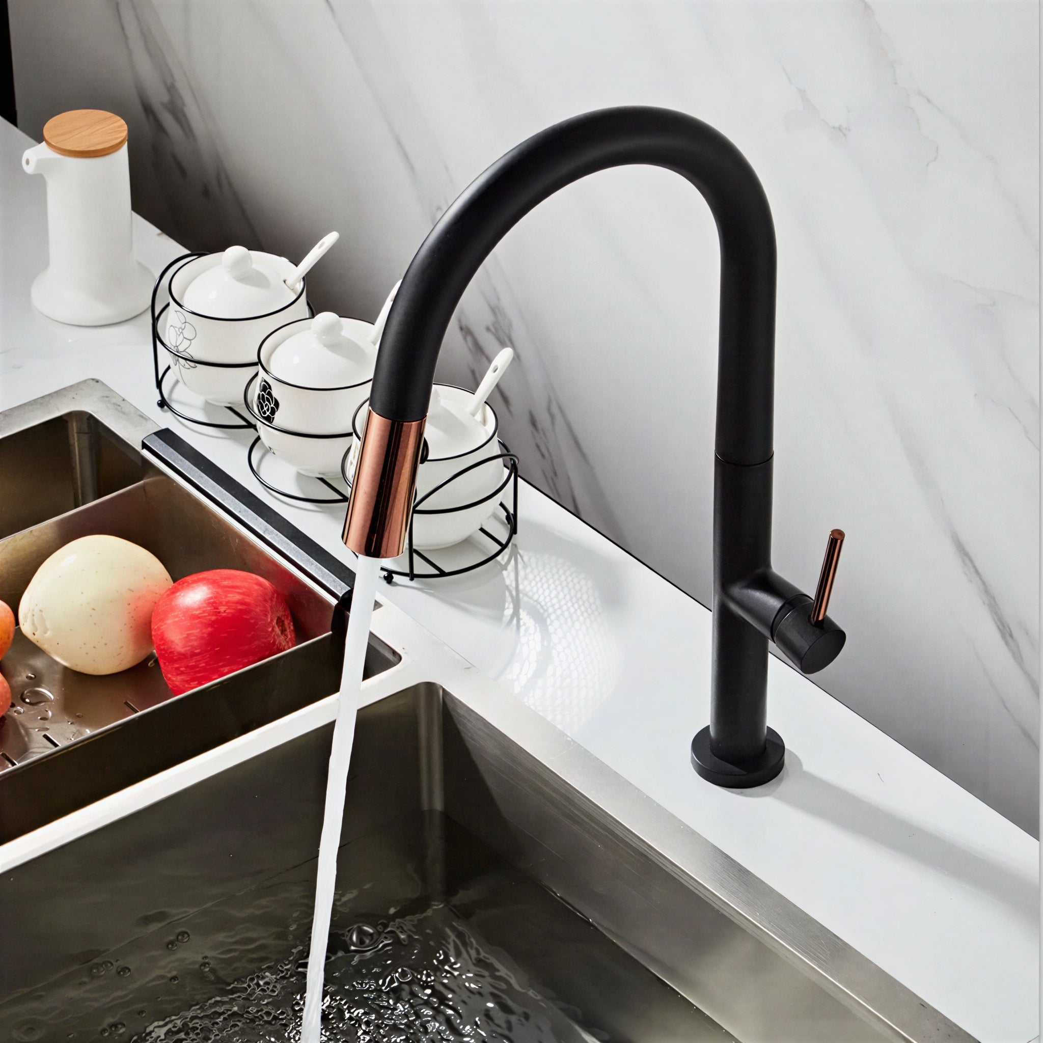 Robinet cuisine douchette extractible 360°
