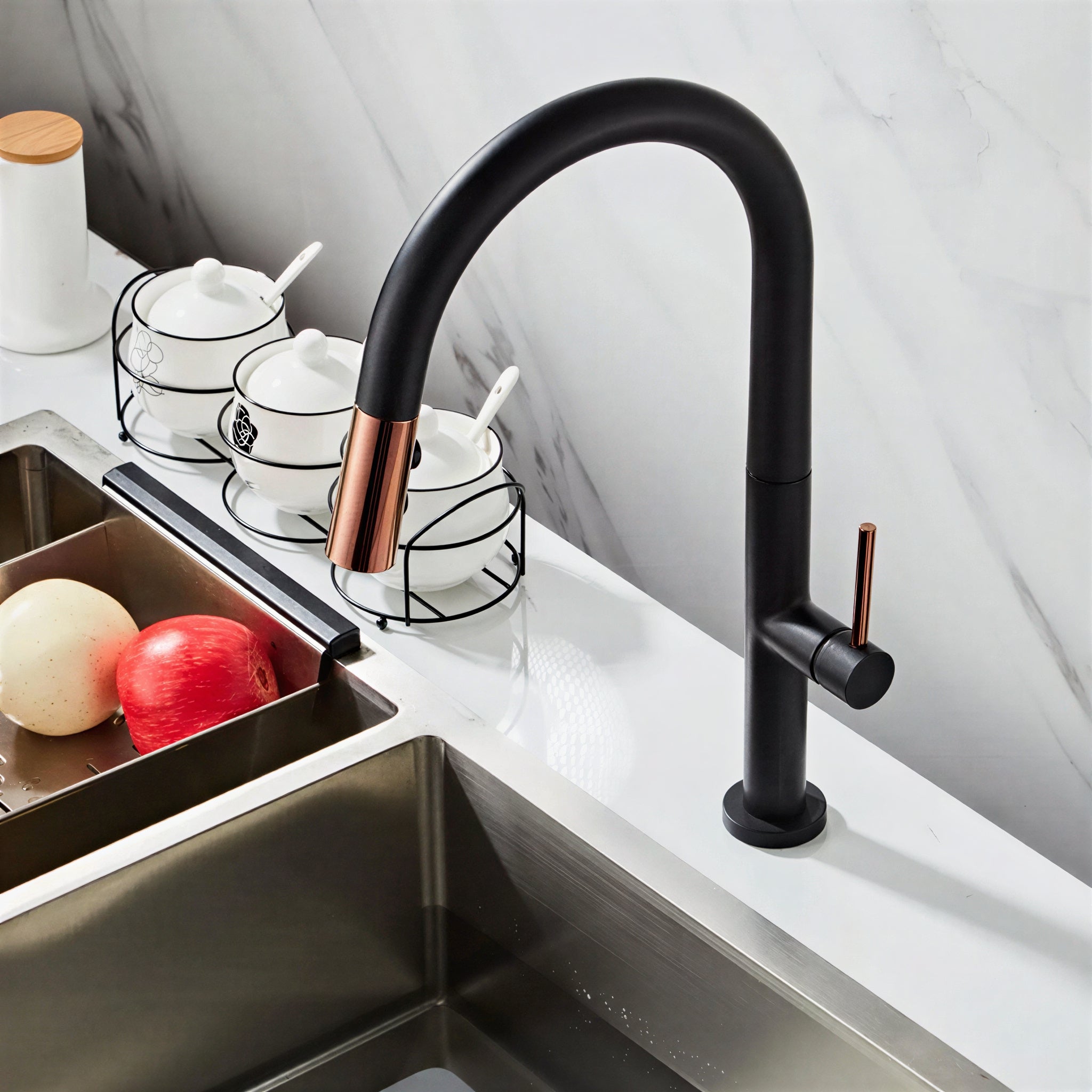 Robinet cuisine douchette extractible 360°