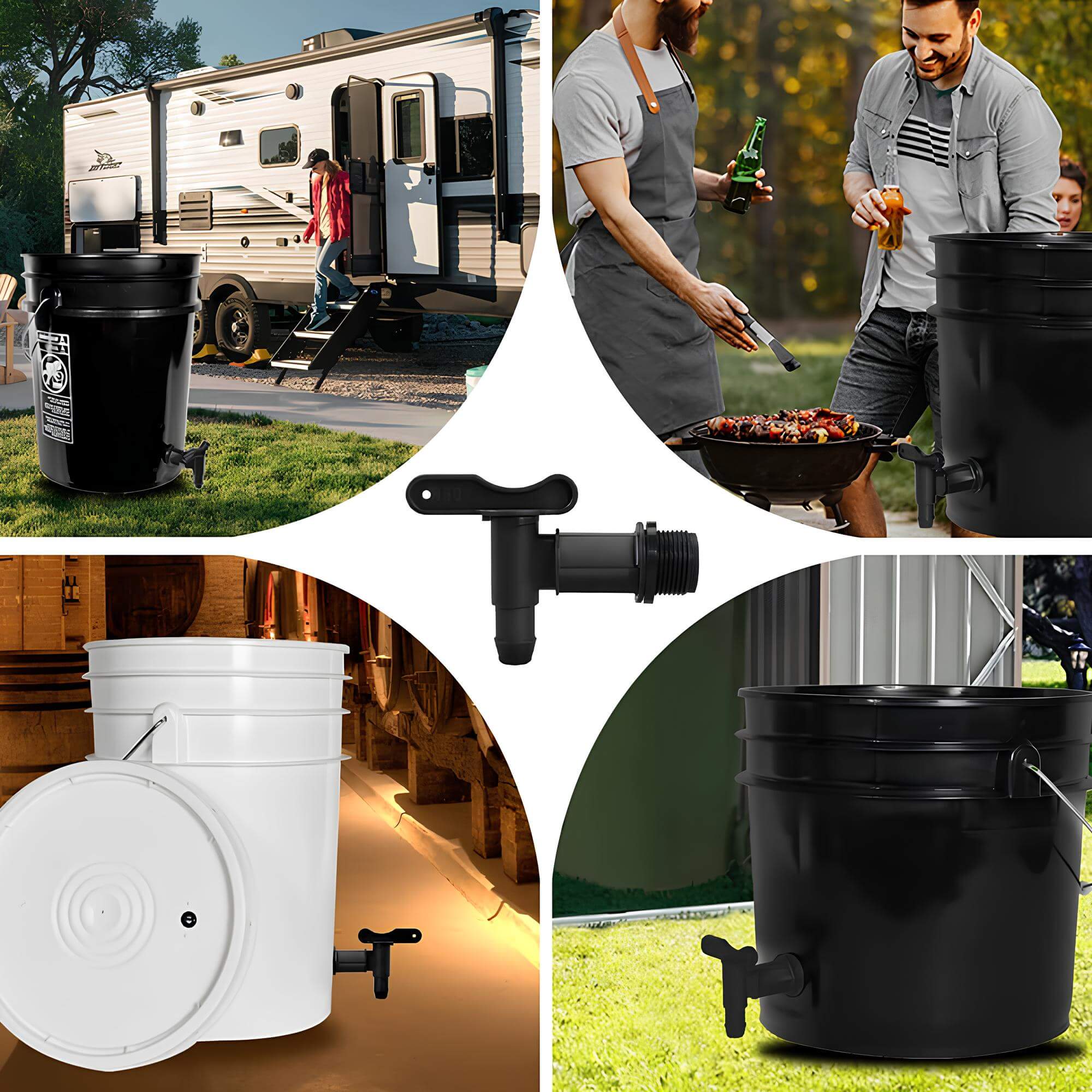 Robinet pour cuve de jardin