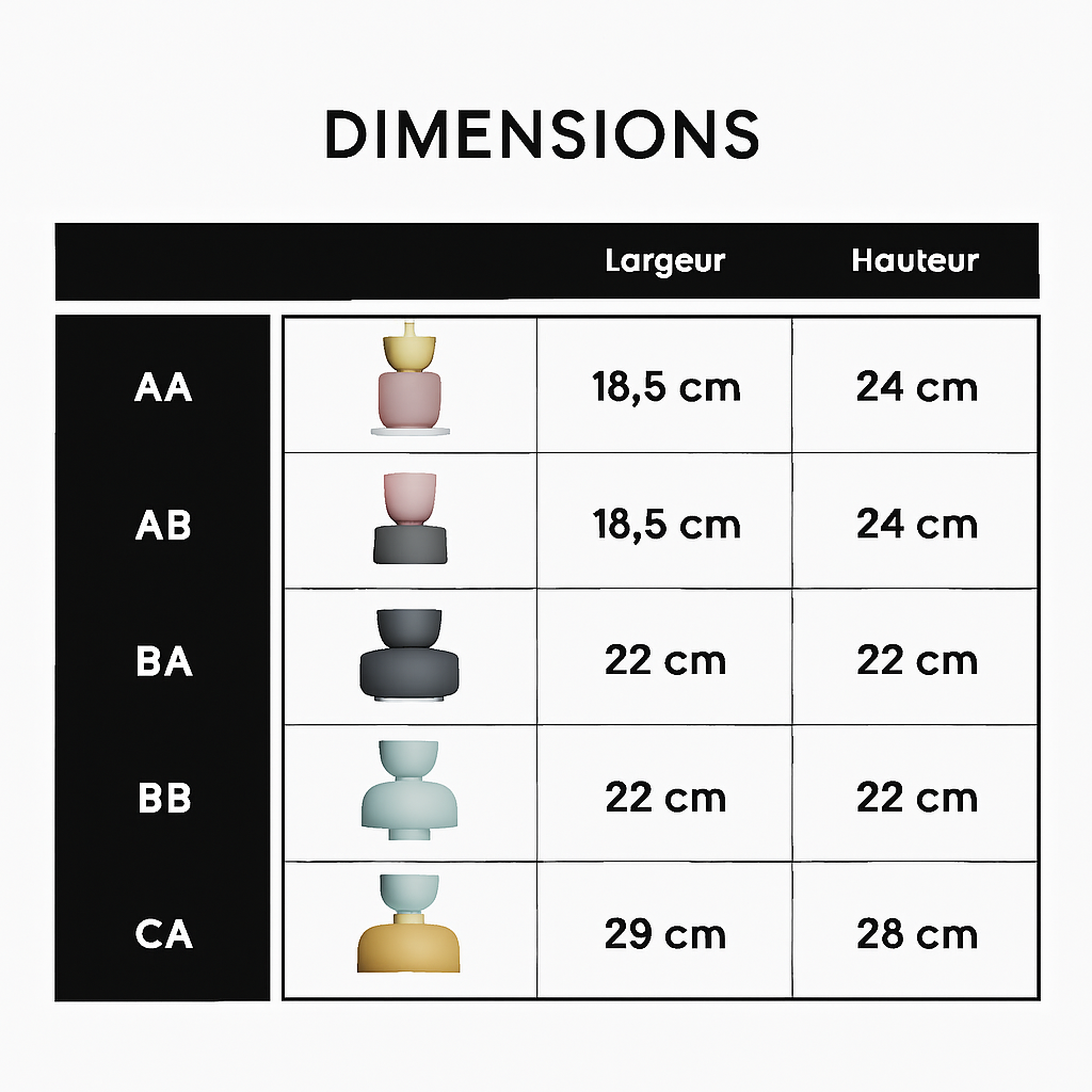 Suspension géométrique en métal coloré – formes ludiques Makazon